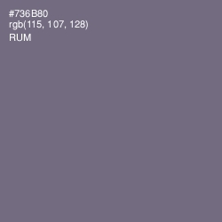 #736B80 - Rum Color Image