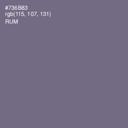 #736B83 - Rum Color Image