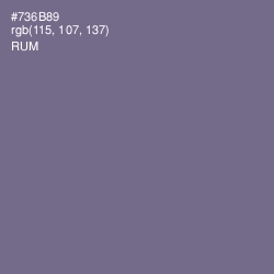 #736B89 - Rum Color Image