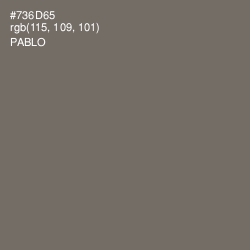 #736D65 - Pablo Color Image