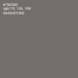 #736D6D - Sandstone Color Image