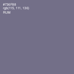 #736F88 - Rum Color Image