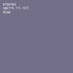 #736F89 - Rum Color Image