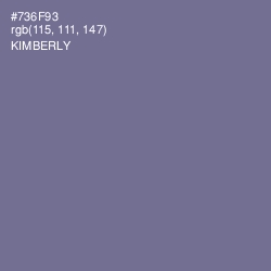 #736F93 - Kimberly Color Image