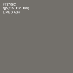 #73706C - Limed Ash Color Image