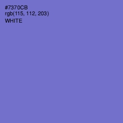 #7370CB - Blue Marguerite Color Image