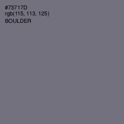 #73717D - Boulder Color Image