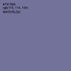 #73729A - Waterloo  Color Image