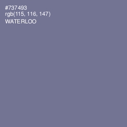 #737493 - Waterloo  Color Image