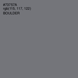 #73757A - Boulder Color Image