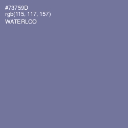 #73759D - Waterloo  Color Image