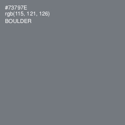 #73797E - Boulder Color Image