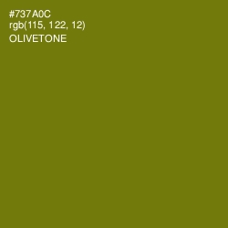 #737A0C - Olivetone Color Image