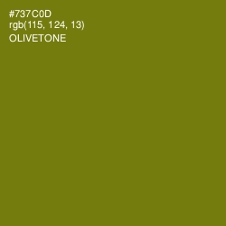 #737C0D - Olivetone Color Image