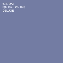 #737DA3 - Deluge Color Image