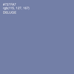 #737FA7 - Deluge Color Image