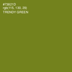 #73821D - Trendy Green Color Image