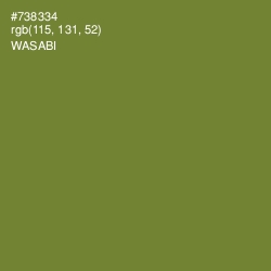 #738334 - Wasabi Color Image