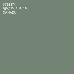 #738374 - Xanadu Color Image