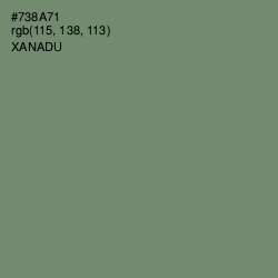 #738A71 - Xanadu Color Image