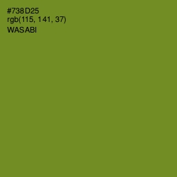 #738D25 - Wasabi Color Image