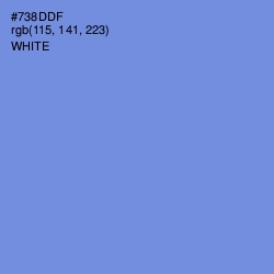 #738DDF - Danube Color Image