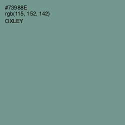 #73988E - Oxley Color Image