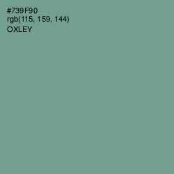 #739F90 - Oxley Color Image