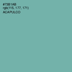 #73B1AB - Acapulco Color Image