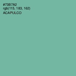 #73B7A2 - Acapulco Color Image