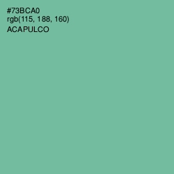 #73BCA0 - Acapulco Color Image