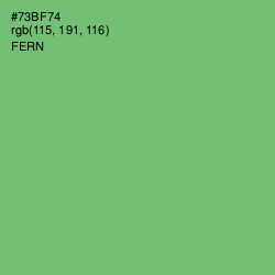 #73BF74 - Fern Color Image