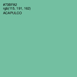 #73BFA2 - Acapulco Color Image