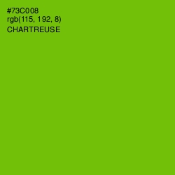 #73C008 - Chartreuse Color Image