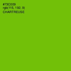 #73C009 - Chartreuse Color Image