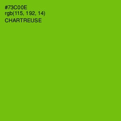 #73C00E - Chartreuse Color Image