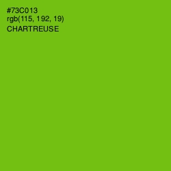 #73C013 - Chartreuse Color Image
