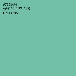 #73C0A9 - De York Color Image