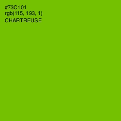 #73C101 - Chartreuse Color Image