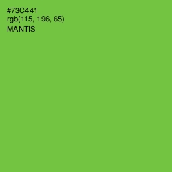 #73C441 - Mantis Color Image