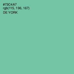 #73C4A7 - De York Color Image