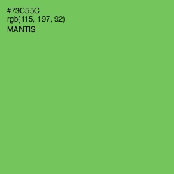 #73C55C - Mantis Color Image