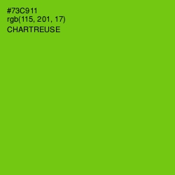 #73C911 - Chartreuse Color Image