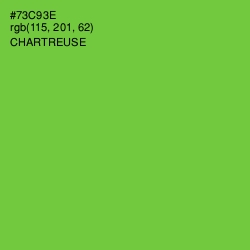 #73C93E - Chartreuse Color Image