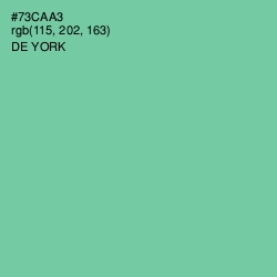 #73CAA3 - De York Color Image