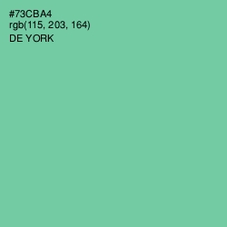 #73CBA4 - De York Color Image