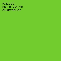 #73CC2D - Chartreuse Color Image