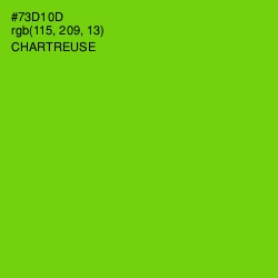 #73D10D - Chartreuse Color Image