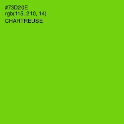 #73D20E - Chartreuse Color Image