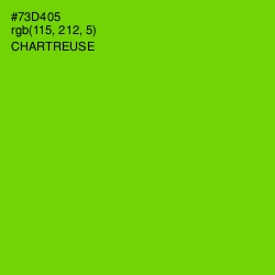 #73D405 - Chartreuse Color Image